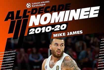 Υποψήφιος για την ομάδα της δεκαετίας και ο Μάικ Τζέιμς