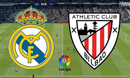 LIVE: Ρεάλ Μαδρίτης-Ατλέτικ Μπιλμπάο (22:00)