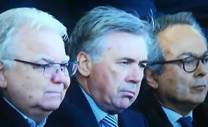 Οι εκφράσεις απογοήτευσης του Αντσελότι τα... λένε όλα (video)