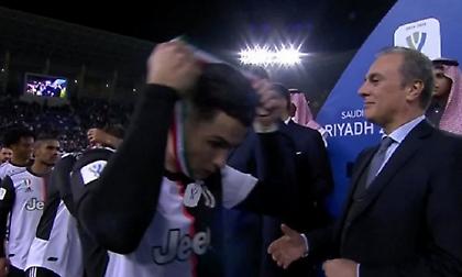 Κριστιάνο Ρονάλντο: Όπως το ΄βαλε, το ΄βγαλε το μετάλλιο του Supercoppa