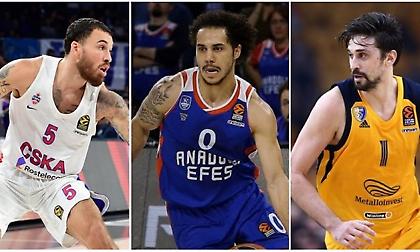Ευρωλίγκα: Οι τρεις κορυφαίοι σούτινγκ γκαρντ! (videos)