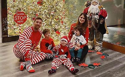 Οι χριστουγεννιάτικες ευχές της οικογένειας Μέσι!