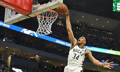 Αντετοκούνμπο: Στο νούμερο 2 του Τοp-100 των καρφωμάτων της δεκαετίας