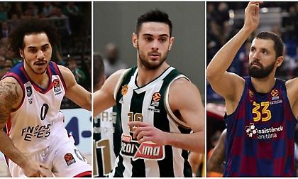 Ευρωλίγκα: Οι Top 3 παίκτες σε κάθε θέση!