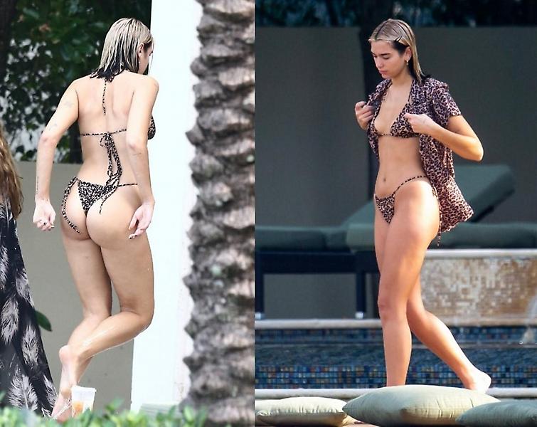 H Dua Lipa έκανε ρεβεγιόν με «καυτό» μπικίνι στο Μαϊάμι (pics)