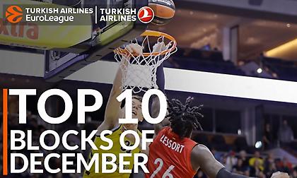 Τα 10 κορυφαία μπλοκ του Δεκεμβρίου στην Ευρωλίγκα (video)