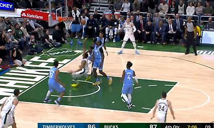 Γιάννης… πέφτοντας και Ντέιβις πάνω σε άμυνα στο Top 10 (video)