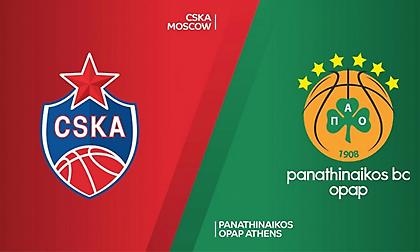 Tα highlights του ΤΣΣΚΑ Μόσχας-Παναθηναικός ΟΠΑΠ