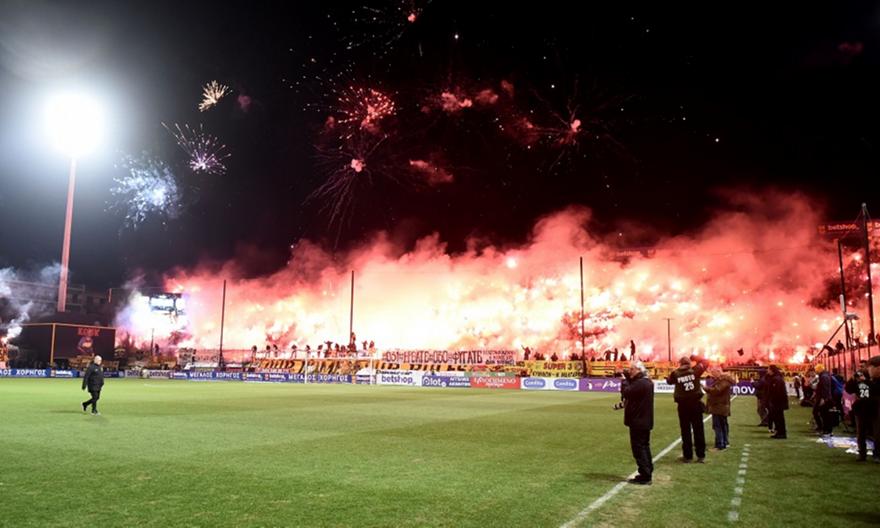 Το φοβερό pyro show των οπαδών του Άρη (pics)