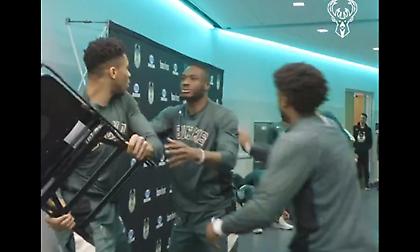 Νέο σόου αλά WWE στους Μπακς: Έπιασε... καρέκλα ο Γιάννης!