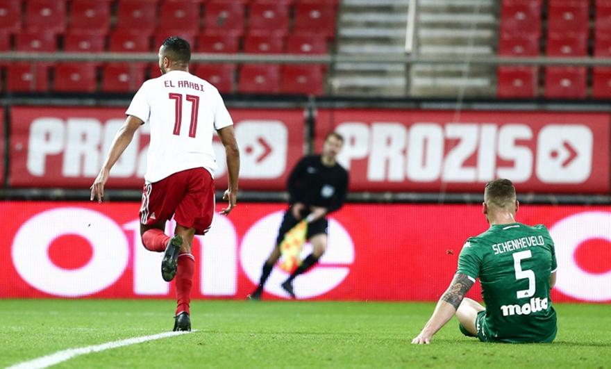 Ελ Αραμπί: «Δύσκολο να παίζεις χωρίς τον κόσμο σου αλλά καταφέραμε να κερδίσουμε»