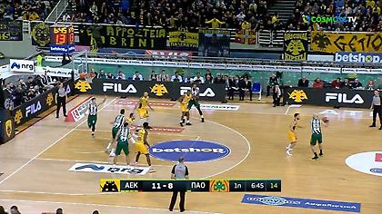 Τα στιγμιότυπα από τη μεγάλη νίκη της ΑΕΚ κόντρα στον Παναθηναϊκό