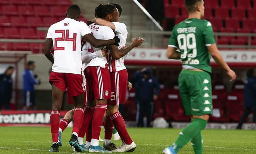 Οκτώ ματς αήττητος με Παναθηναϊκό και ΑΕΚ ο Ολυμπιακός