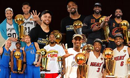 ΝΒΑ: Οι πρωταθλητές, οι ηττημένοι και οι δυναστείες της δεκαετίας! (videos)