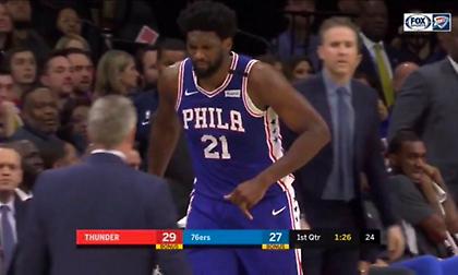 Εξάρθρωση στο δάκτυλο του χεριού του υπέστη ο Εμπίντ