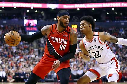 Ο Καρμέλο έδωσε τη νίκη στους Μπλέιζερς στο Τορόντο