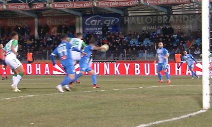 Η φάση που ζητάει πέναλτι ο Παναθηναϊκός (video)