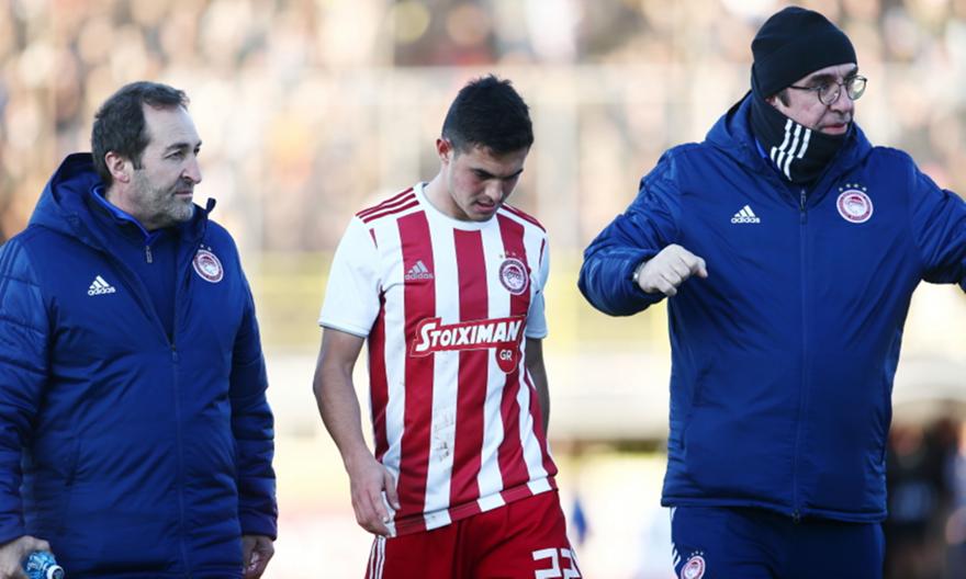 Μυϊκή σύσπαση στον αριστερό τετρακέφαλο ο Λοβέρα