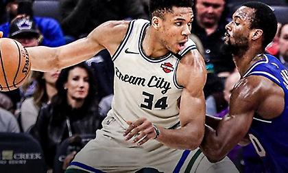 «Βασιλιάδες» οι Μπακς, χαμηλά ο Γιάννης