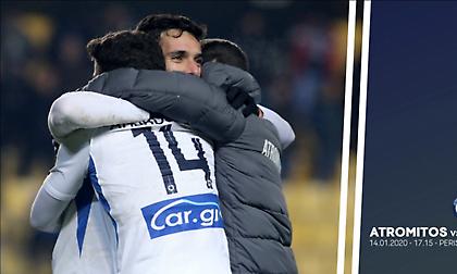 Πλήρης και με 20άδα στη ρεβάνς με Βόλο ο Ατρόμητος