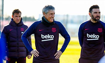 Η πρώτη προπόνηση του Σετιέν με τη Μπαρτσελόνα (pic)