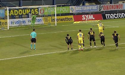 Το κάκιστο πέναλτι Μπαράλες κόντρα στην ΑΕΚ (video)