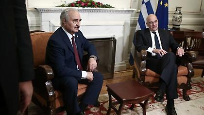 Δένδιας: Συμφωνήσαμε σε όλα με τον Χαφτάρ-Έτοιμοι να στείλουμε δυνάμεις στην Λιβύη