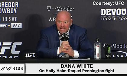 Ντάνα Γουάιτ: «Η ρεβάνς Χαμπίμπ-Κόνορ είναι το μεγαλύτερο ματς στην ιστορία του αθλήματος»