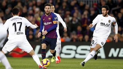 LIVE: Βαλένθια-Μπαρτσελόνα 2-0