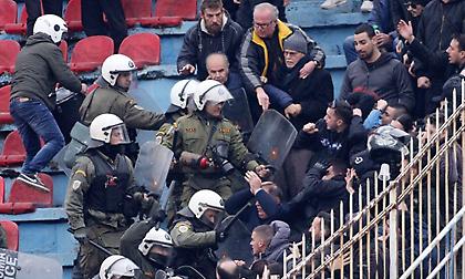 Επεισόδια μετά το τέλος του Πανιώνιος-Ατρόμητος (pics)