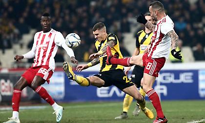 Τα στιγμιότυπα του ΑΕΚ-Ολυμπιακός