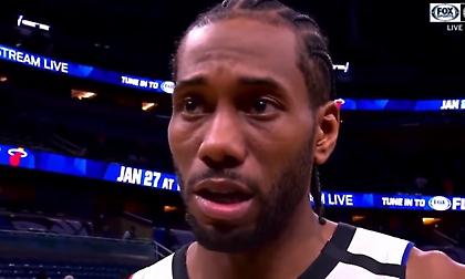 Βουρκωμένος ο Λέοναρντ: «Δεν περιγράφεται η επίδραση του Κόμπι στο μπάσκετ» (video)