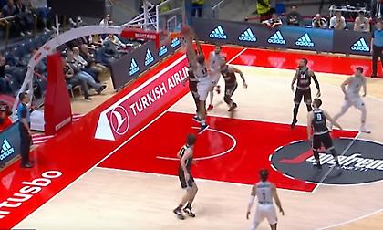 Φοβερό κάρφωμα Πόλντινγκ και τάπες από Χάντερ και Πόιθρες στο Eurocup