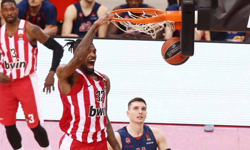 Τα highlights της νίκης του Ολυμπιακού επί της Μπασκόνια