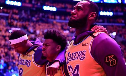 «Έσπασαν» καρδιές στο Staples Center στον αποχαιρετισμό των Λέικερς στον Κόμπε (video)