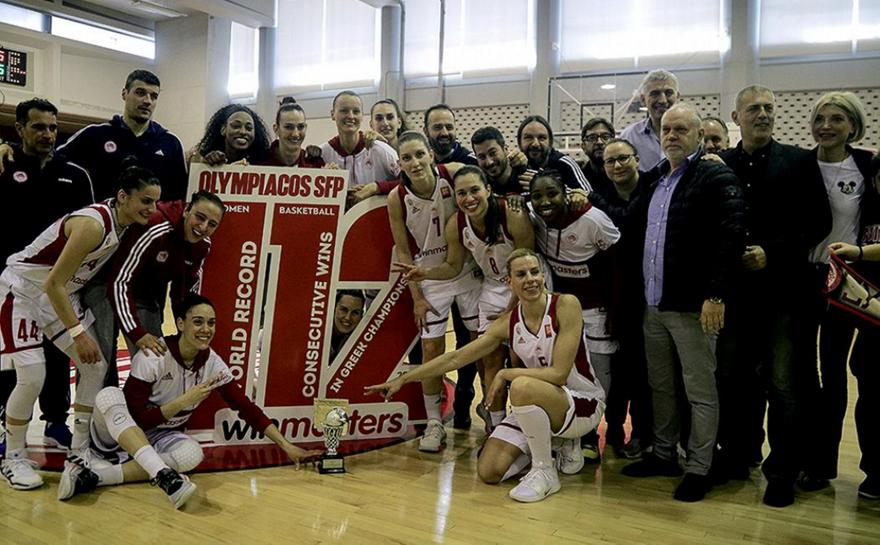 Νίκη και παγκόσμιο ρεκόρ για τον Ολυμπιακό