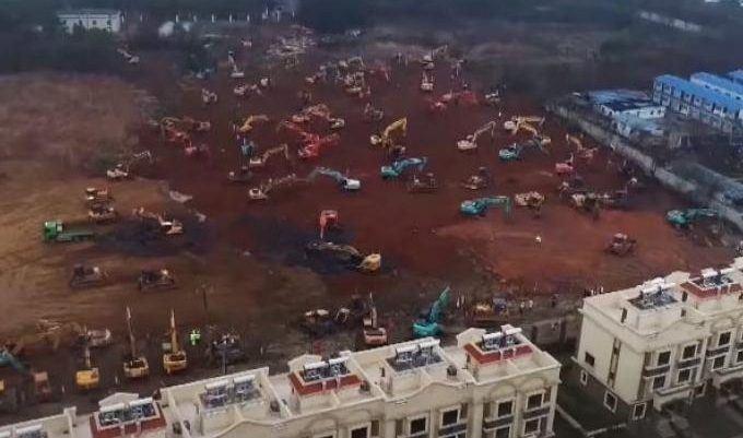 Και όμως το έκαναν: Tο νοσοκομείο που έφτιαξαν οι Κινέζοι σε μια εβδομάδα ολοκληρώθηκε (pics)