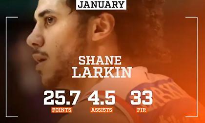 MVP Ιανουαρίου στην Ευρωλίγκα ο Λάρκιν