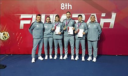 Σάρωσε τα μετάλλια η προΟλυμπιακή ομάδα ταεκβοντό στο διεθνές τουρνουά της Φουτζέιρα