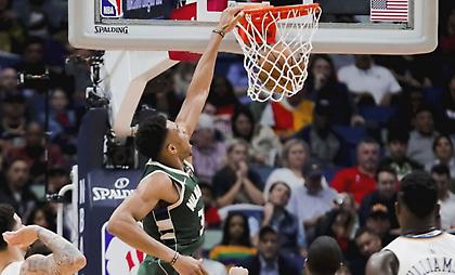 Η MVP εμφάνιση του Γιάννη κόντρα στους Πέλικανς (vids)