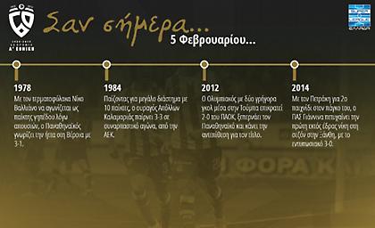 60 χρόνια Α' Εθνική: Σαν σήμερα, 5 Φεβρουαρίου