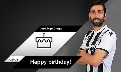 Τα «χρόνια πολλά» του ΠΑΟΚ στον Κρέσπο