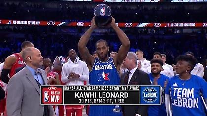 MVP και στο All Star Game ο Λέοναρντ! (video)