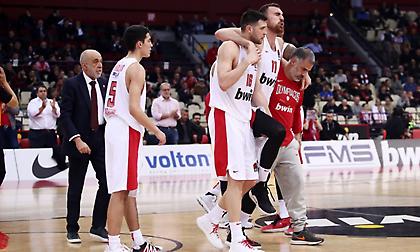 Μιλουτίνοφ: Γλίτωσε τα χειρότερα, αλλά δύσκολα θα παίξει με Μακάμπι