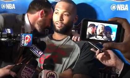 Μαθαίνοντας τελευταίος την είδηση της ανταλλαγής σου: ΝτεΜάρκους Κάζινς edition (video)