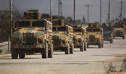 Κομβόι με 50 τουρκικά τεθωρακισμένα μπήκαν στην Ιντλίμπ