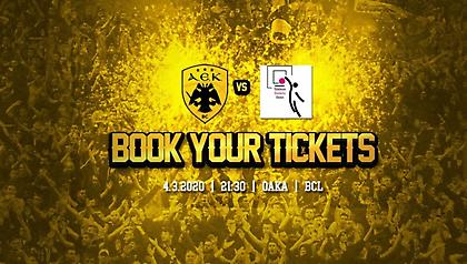 Από 5 ευρώ τα εισιτήρια για το ΑΕΚ-Βόννη