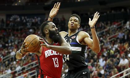 Χάρντεν για Γιάννη: «Εύχομαι να ήμουν 2,10μ., να τρέχω και απλά να καρφώνω!»