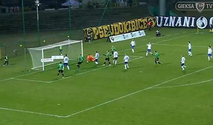 Τρομερή κομπίνα από κόρνερ στην τρίτη κατηγορία της Πολωνίας (video)