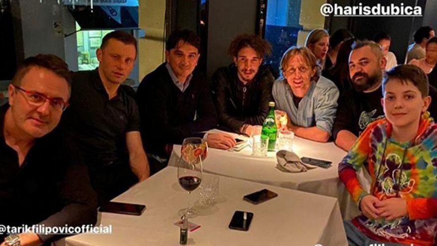 Στιγμές χαλάρωσης μετά το Clasico για τον Μόντριτς